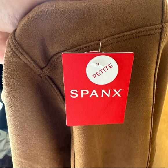 Spanx Faux Suede Leggings Size Small Petite - Picture 5 of 7